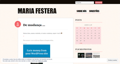 Desktop Screenshot of mariafestera.wordpress.com