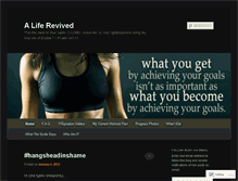 Tablet Screenshot of aliferevived.wordpress.com