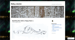 Desktop Screenshot of dailyjuline.wordpress.com