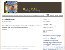 Tablet Screenshot of inoakpark.wordpress.com
