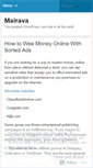 Mobile Screenshot of mairava.wordpress.com