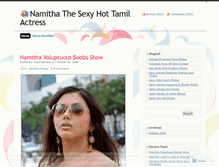 Tablet Screenshot of namithahotphotos.wordpress.com