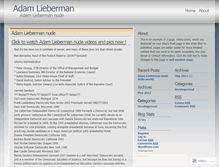 Tablet Screenshot of adamlieberman.wordpress.com