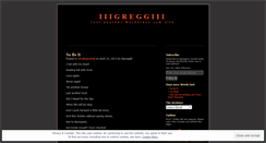 Desktop Screenshot of iiigreggiii.wordpress.com