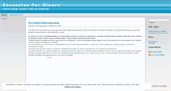 Desktop Screenshot of encuestasremuneradas.wordpress.com