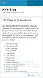Mobile Screenshot of kitskaboodle.wordpress.com