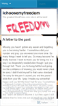 Mobile Screenshot of ichoosemyfreedom.wordpress.com