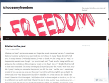 Tablet Screenshot of ichoosemyfreedom.wordpress.com