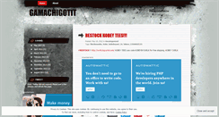 Desktop Screenshot of gamachigotit.wordpress.com