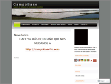 Tablet Screenshot of campobasefm.wordpress.com