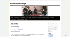 Desktop Screenshot of bonenatverket.wordpress.com