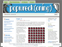 Tablet Screenshot of popwreckoning.wordpress.com