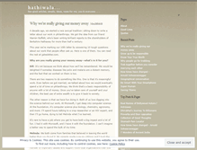 Tablet Screenshot of hathiwala.wordpress.com