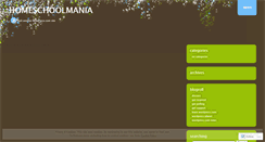 Desktop Screenshot of homeschoolmania.wordpress.com