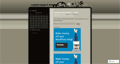 Desktop Screenshot of cherryyear4.wordpress.com