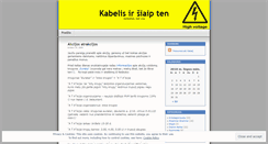 Desktop Screenshot of kabelis.wordpress.com