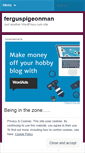 Mobile Screenshot of ferguspigeonman.wordpress.com
