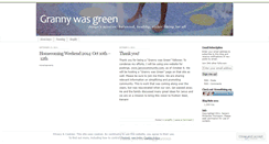 Desktop Screenshot of grannywasgreen.wordpress.com