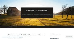 Desktop Screenshot of capitolscavenger.wordpress.com