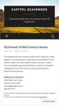 Mobile Screenshot of capitolscavenger.wordpress.com