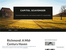 Tablet Screenshot of capitolscavenger.wordpress.com