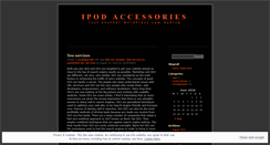 Desktop Screenshot of ipodaccessories1.wordpress.com