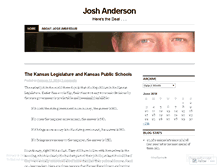 Tablet Screenshot of joshanderson.wordpress.com