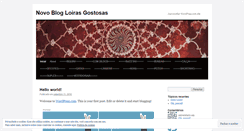 Desktop Screenshot of loirasgostosas.wordpress.com