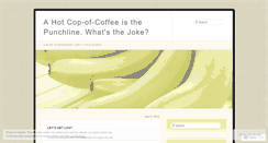 Desktop Screenshot of hotcopofcoffee.wordpress.com