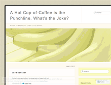 Tablet Screenshot of hotcopofcoffee.wordpress.com