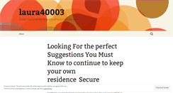 Desktop Screenshot of laura40003.wordpress.com