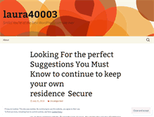 Tablet Screenshot of laura40003.wordpress.com