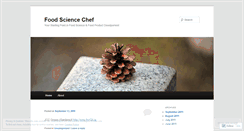 Desktop Screenshot of foodsciencechefinc.wordpress.com