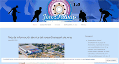 Desktop Screenshot of jerezpatina.wordpress.com