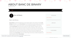 Desktop Screenshot of get.aboutbancdebinary.wordpress.com