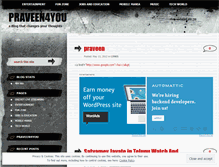 Tablet Screenshot of praveen4you.wordpress.com