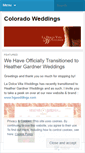 Mobile Screenshot of ladolcevitaweddings.wordpress.com