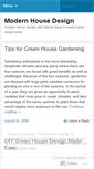 Mobile Screenshot of modernhousedesignidea.wordpress.com