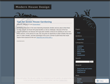 Tablet Screenshot of modernhousedesignidea.wordpress.com