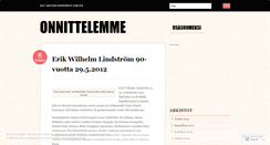 Desktop Screenshot of onnittelemme.wordpress.com