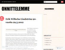 Tablet Screenshot of onnittelemme.wordpress.com