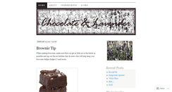 Desktop Screenshot of chocolateandlavender.wordpress.com