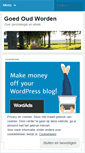 Mobile Screenshot of goedoudworden.wordpress.com