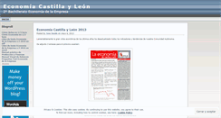 Desktop Screenshot of economiacastillayleon.wordpress.com