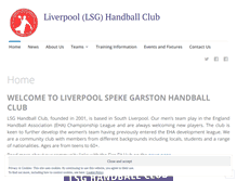 Tablet Screenshot of liverpoolspekegarstonhandball.wordpress.com