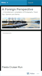 Mobile Screenshot of aforeignperspective.wordpress.com