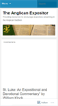 Mobile Screenshot of anglicanexpositor.wordpress.com