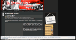 Desktop Screenshot of lacasadelrock.wordpress.com