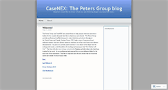 Desktop Screenshot of casenexpetersgroup.wordpress.com