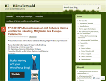 Tablet Screenshot of bihaemelerwald.wordpress.com
